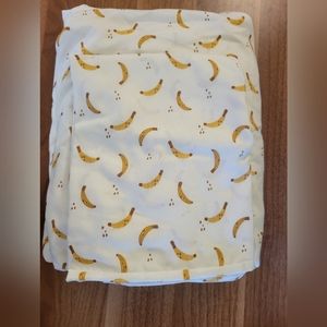 Twin sheet set, banana print